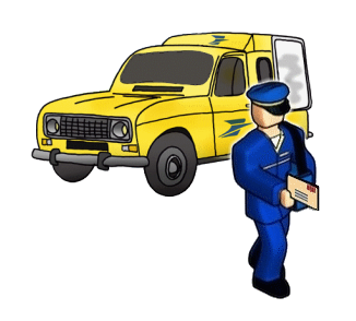 facteur voiture la poste